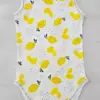 Pyjama en coton doux, motif citron, couleur blanche et jaune, tenue d'intérieur idéale pour le confort à la maison.
